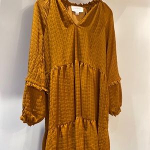 Long sleeve orange tunic
